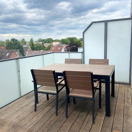 Micasa Ol - Modernes Penthouse - Stellplatz - Kueche - Wlan - Dachterrasse Apartman Oldenburg Kültér fotó
