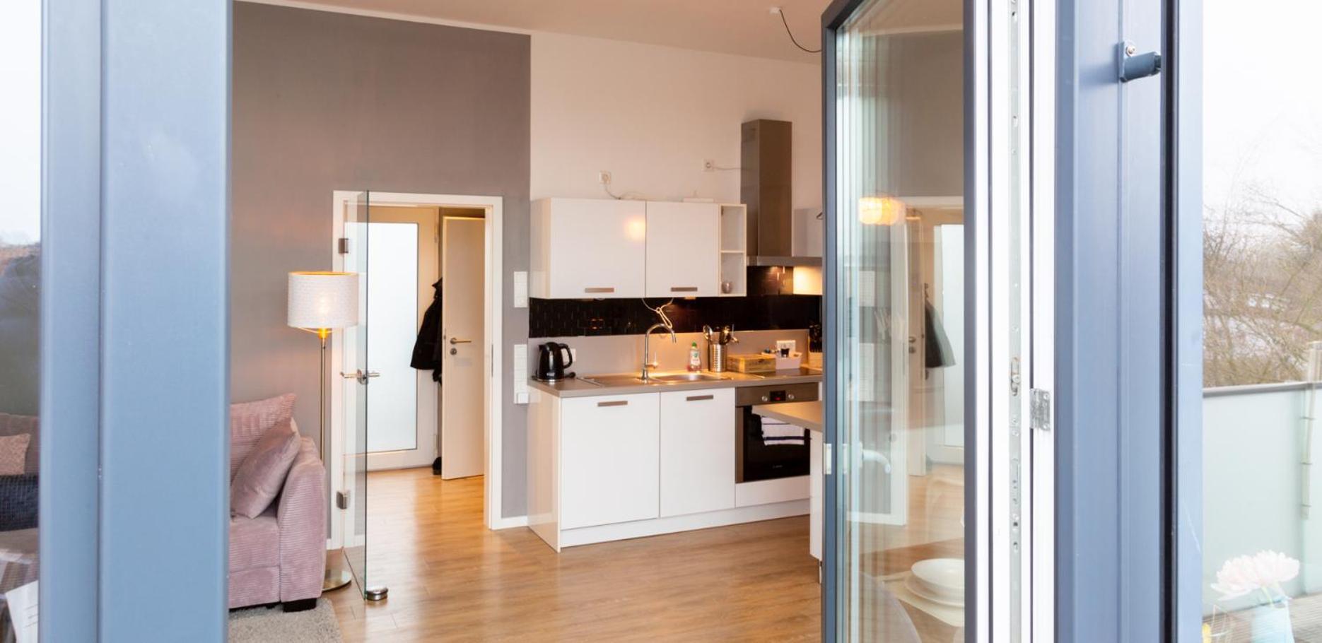 Micasa Ol - Modernes Penthouse - Stellplatz - Kueche - Wlan - Dachterrasse Apartman Oldenburg Kültér fotó
