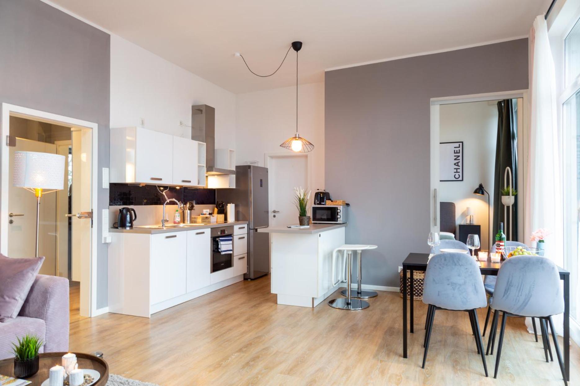 Micasa Ol - Modernes Penthouse - Stellplatz - Kueche - Wlan - Dachterrasse Apartman Oldenburg Kültér fotó